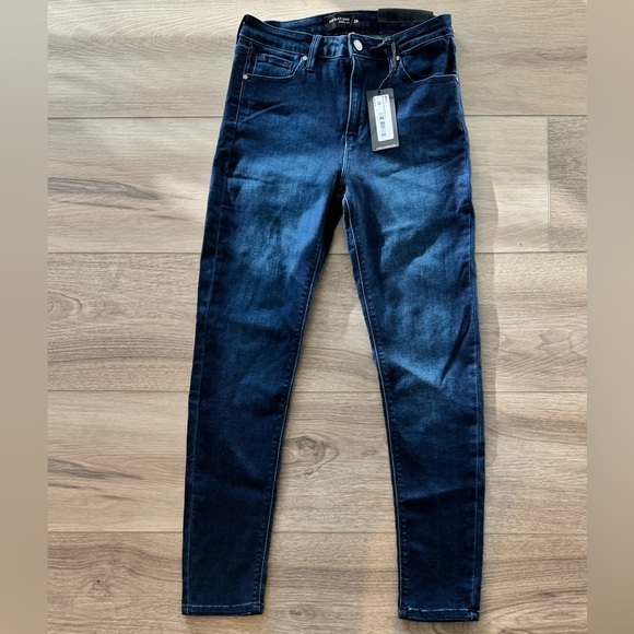 NWT Just Black Bestfriend’s Skinny Jeans Dark Denim Size 29 - Picture 5 of 12